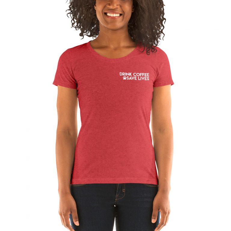 Download DRINK COFFEE SAVE LIVES Ladies' short sleeve t-shirt ...