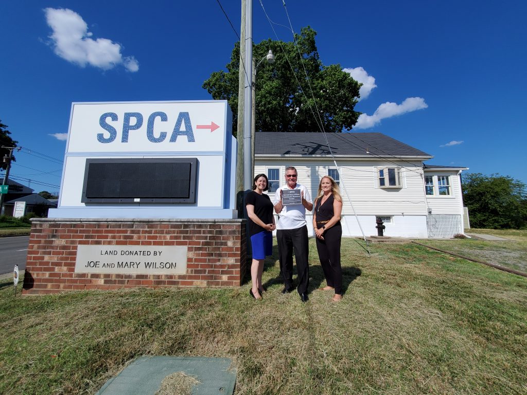 Building dedication of the Joe and Mary Wilson Community Resource Center at the Fredericksburg SPCA